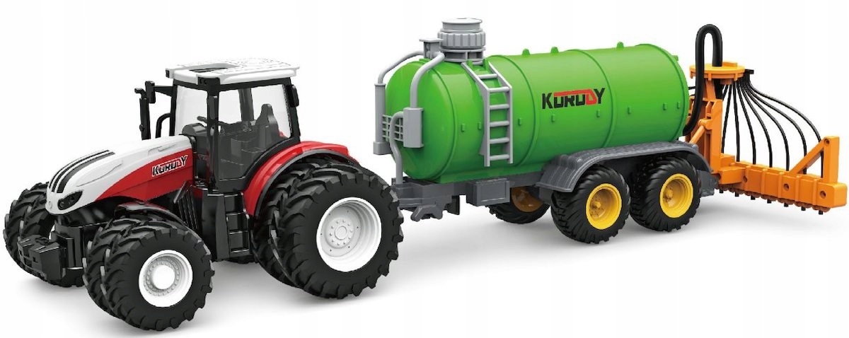 TRAKTOR NA DIAĽKOVÉ OVLÁDANIE + POSTREKOVAČ RC 1403